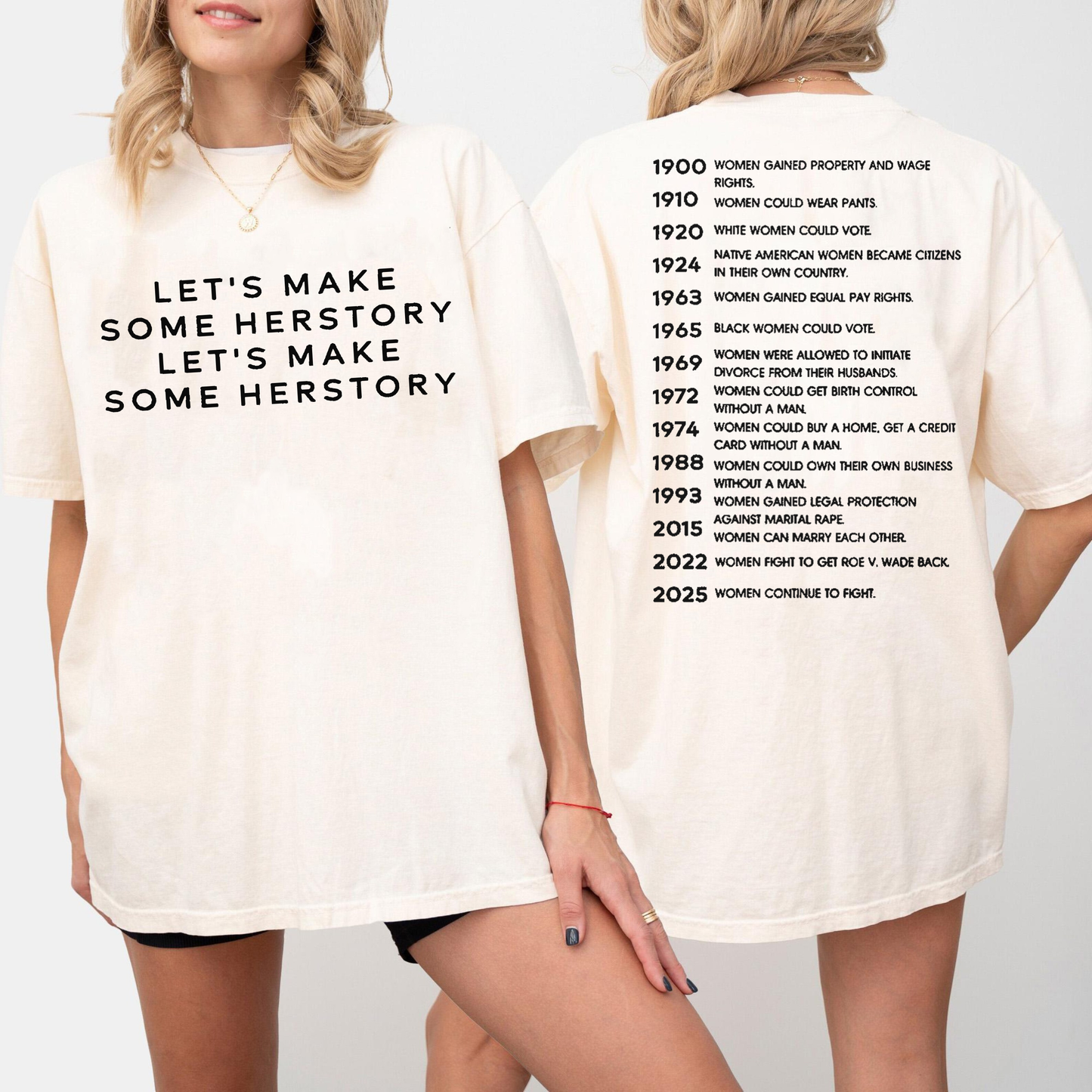 Feminist Let¡¯s Make Herstory Women¡¯s Rights Unisex T-shirt/Crewneck/Hoodie