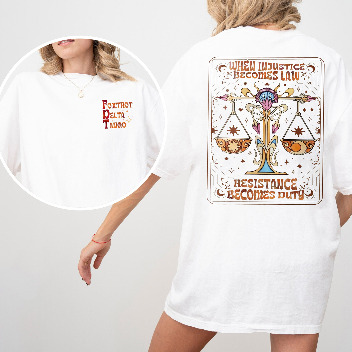 When Injustice Becomes Law Resistance Becomes Duty Unisex T-shirt/Crewneck/Hoodie