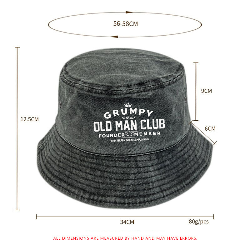 Grumpy Old Man Club Bucket Hat
