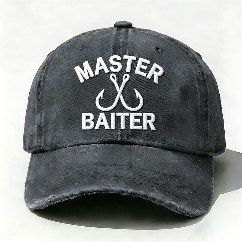 Embroidered¡°Master Baiter¡±Hat