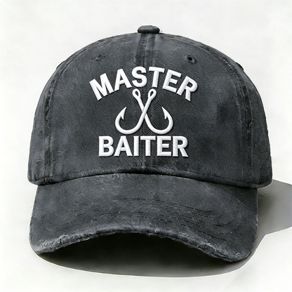 Embroidered¡°Master Baiter¡±Hat