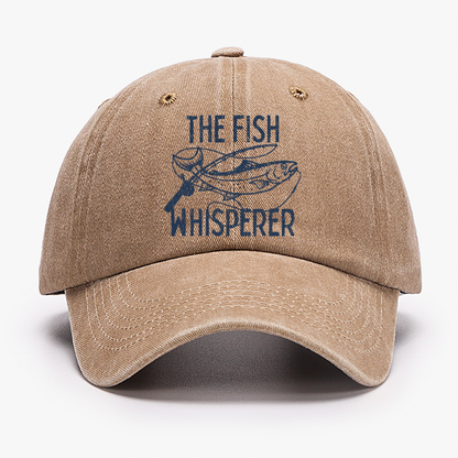 The Fish Whisperer Funny Fishing Hat