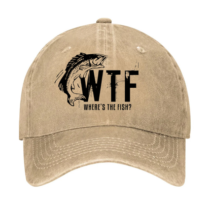 WTF Wheres The Fish Funny Hat