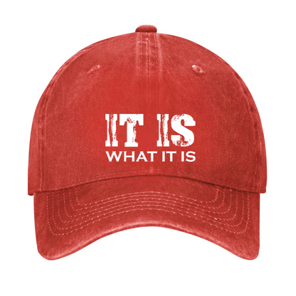 IT IS What It Is Print Hat