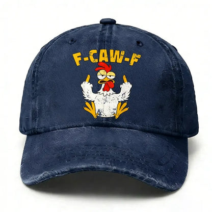 F-CAW-F Rooster Funny Baseball Hat