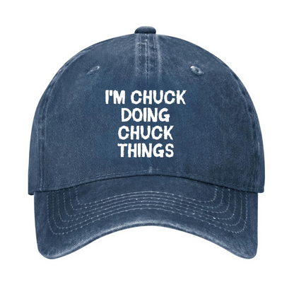 I'm Chuck doing Chuck things Hat