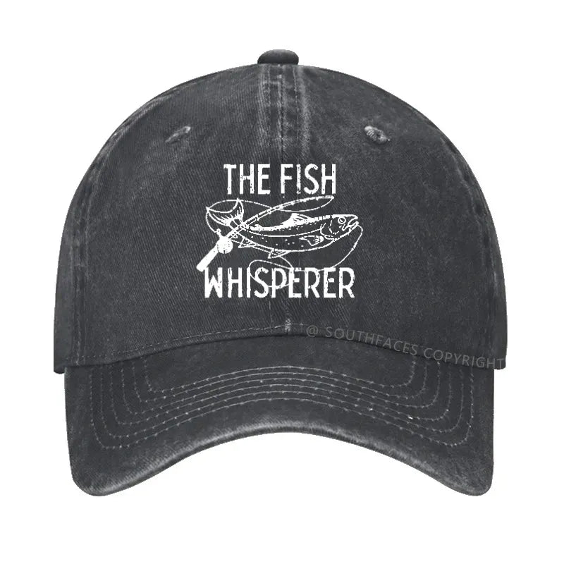 The Fish Whisperer Funny Fishing Hat
