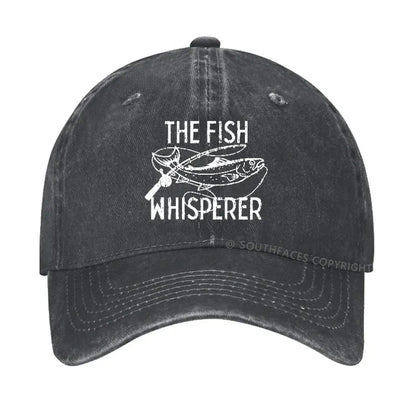 The Fish Whisperer Funny Fishing Hat