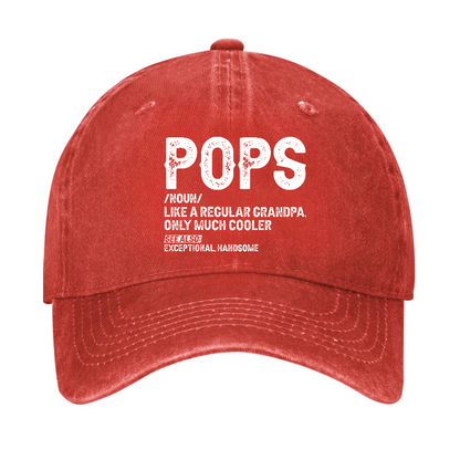Pops Like A Regular Grandpa Only Much Cooler See Also: Exceptionally Handsome Hat