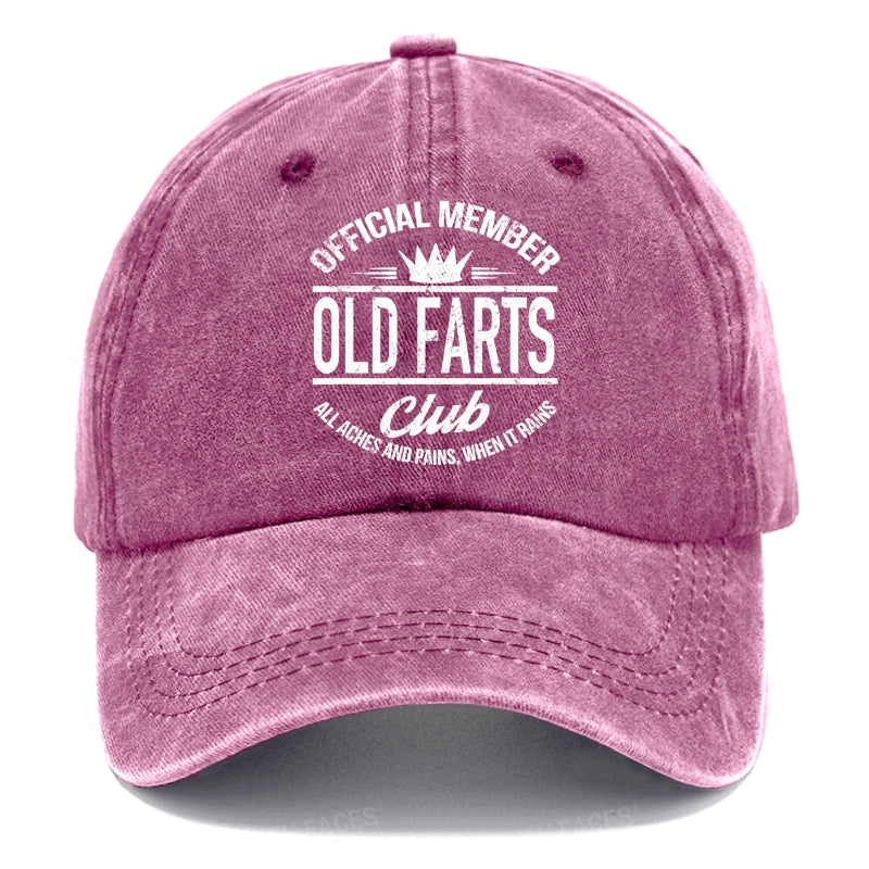 Official Member Old Farts Club All Aches And Pains,When It Pains Hats