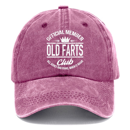 Official Member Old Farts Club All Aches And Pains,When It Pains Hats