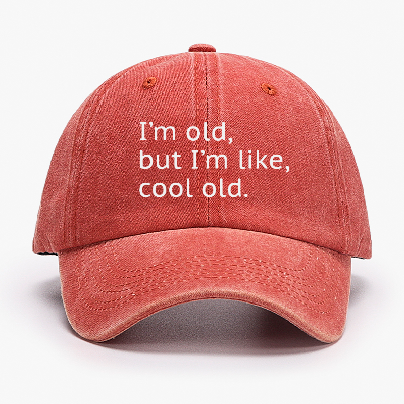 I'm Old Print Hat