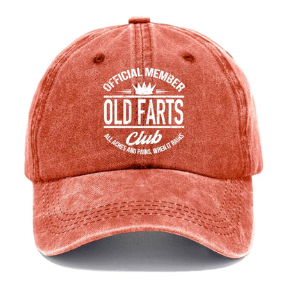 Official Member Old Farts Club All Aches And Pains,When It Pains Hats