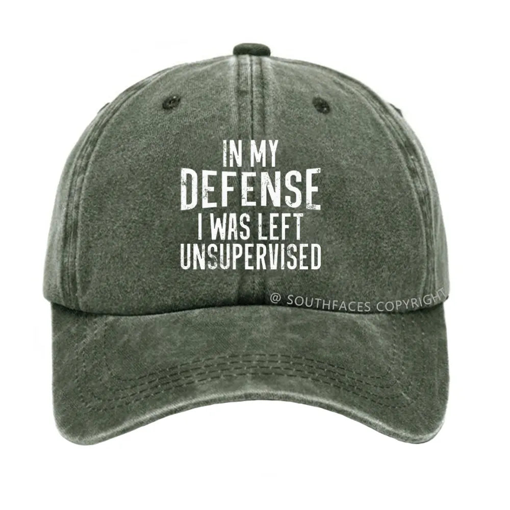 In My Defense I Was Left Unsupervised hat