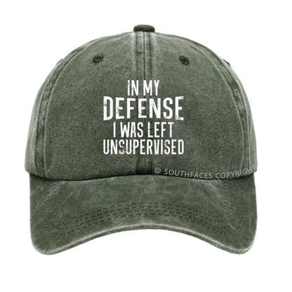 In My Defense I Was Left Unsupervised hat