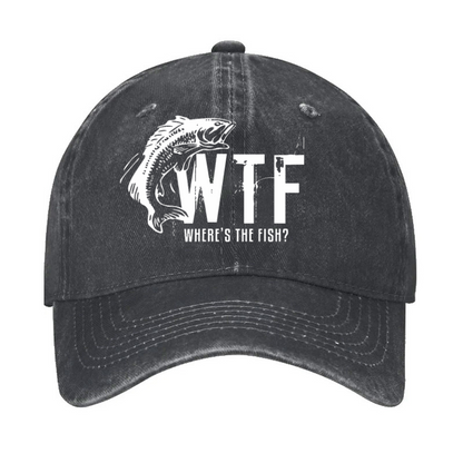 WTF Wheres The Fish Funny Hat