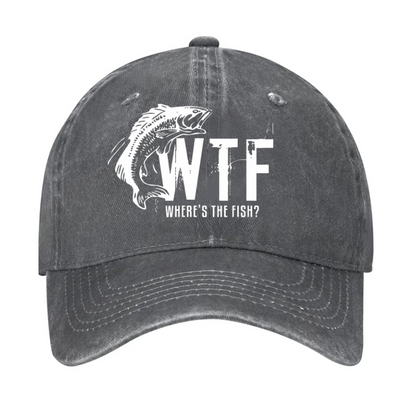 WTF Wheres The Fish Funny Hat