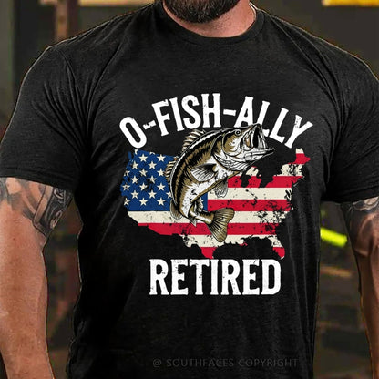 O'Fishally Retired Premium Fit Mens T-Shirt