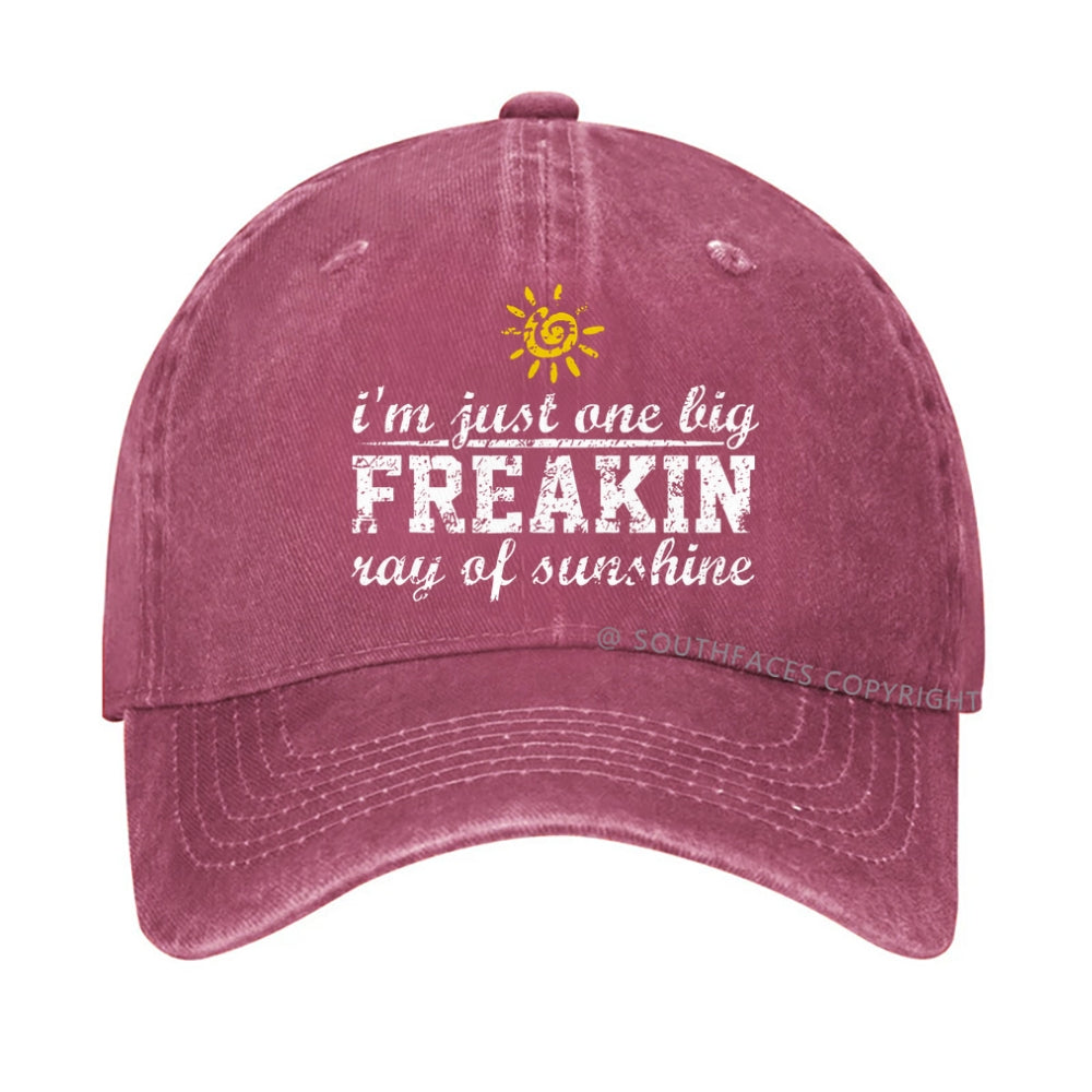 I'm A Freaking Ray Of Sunshine Funny Joke hat