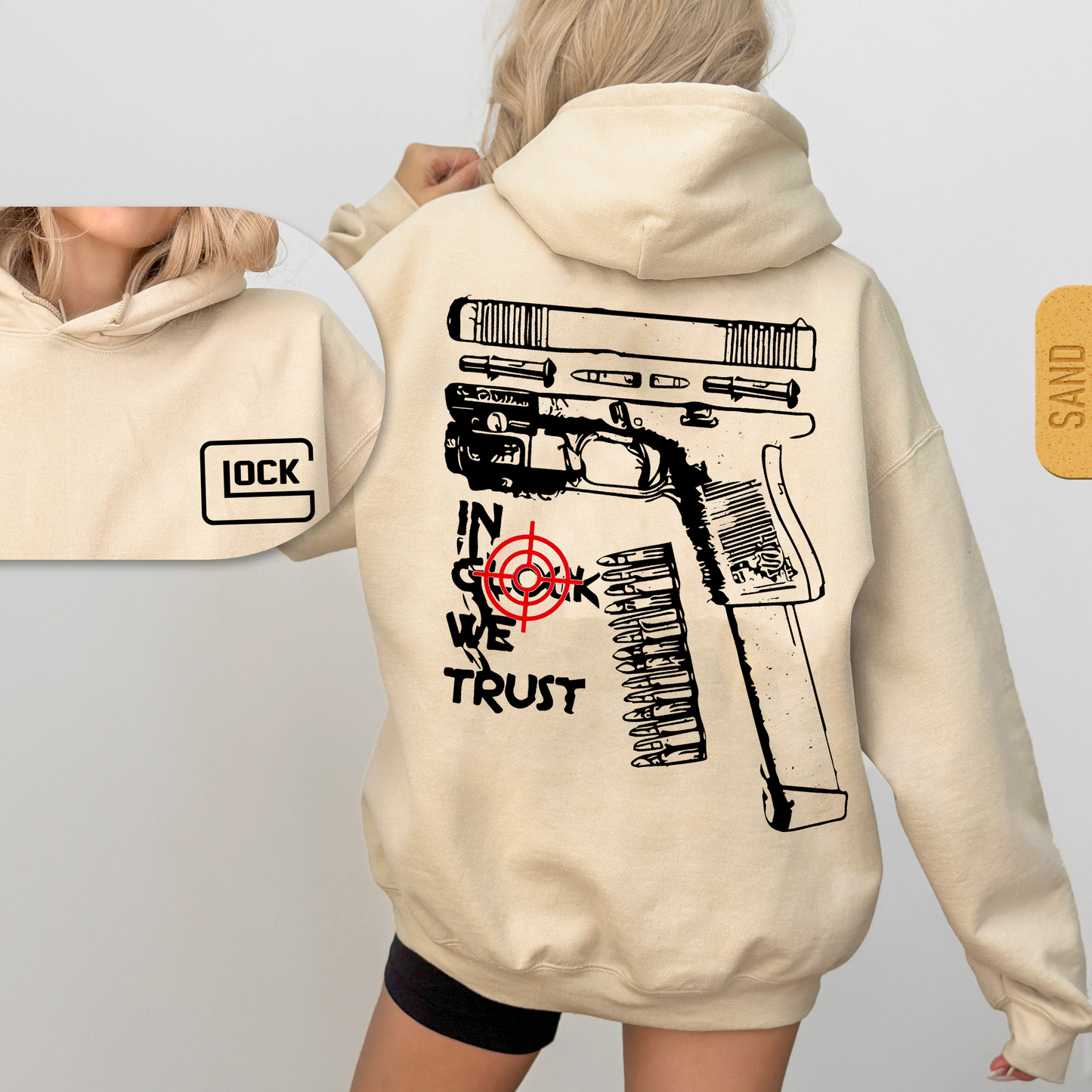 In Glock We Trust Funny  Unisex T-shirt/Crewneck/Hoodie