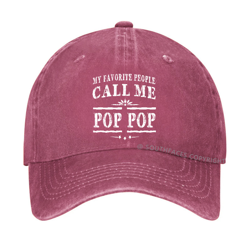 Pop Pop Gifts Grandpa Fathers Day Hat