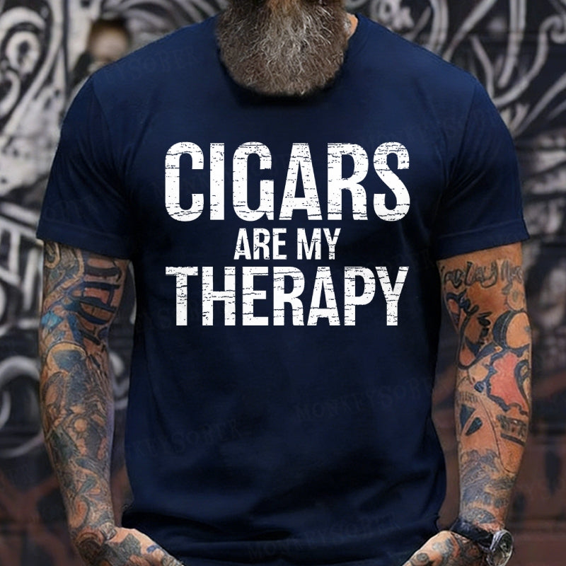 Cigars Are My Therapy T-Shirts