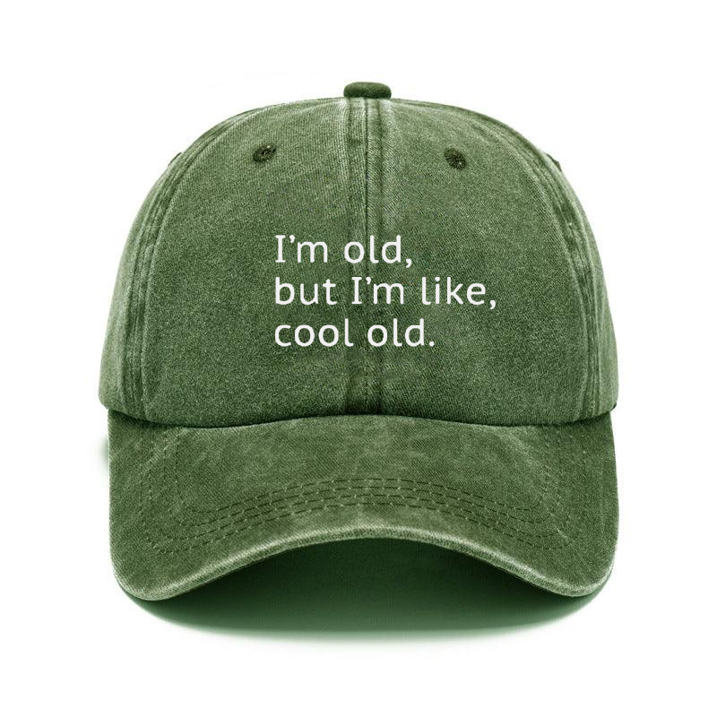 I'm Old Print Hat