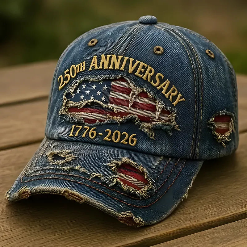 US 250th Anniversary Printed Casual Hat
