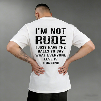 I'm Not Rude Social Anxiety Unisex Shirts/Crewneck/Hoodie