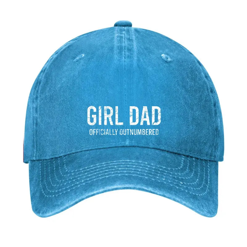 Girl Dad Officially Outnumbered Funny Hat