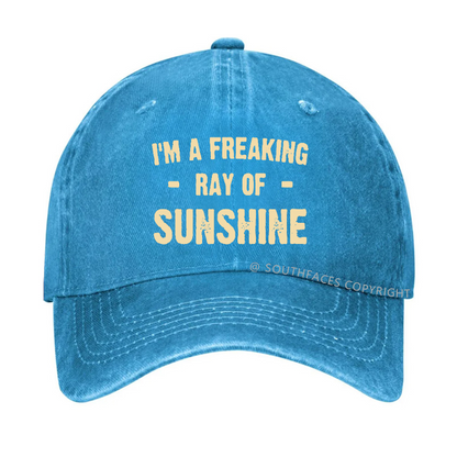I'm A Freaking Ray Of Sunshine Hat