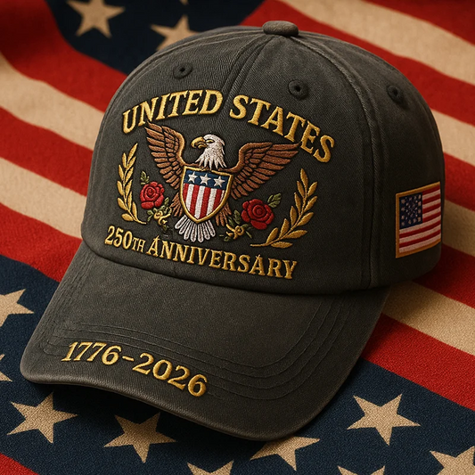 U.S. 250th Anniversary Embroidery-style print Hat