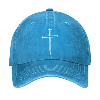 Cross Print Christian Hat