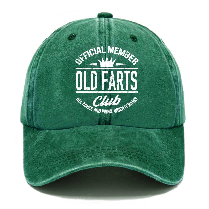 Official Member Old Farts Club All Aches And Pains,When It Pains Hats