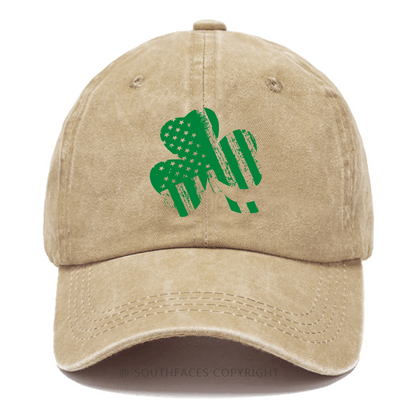 USA Flag Shamrock Print St. Patrick's Day Hats