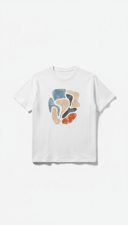 Cotton Tee With Clean Lines
