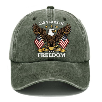 250 Years Of Freedom 1776-2026 Hats
