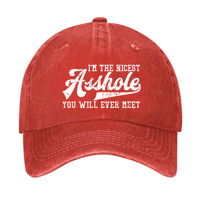 I'm The Nicest Asshole You'll Ever Meet Hat