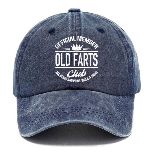 Official Member Old Farts Club All Aches And Pains,When It Pains Hats