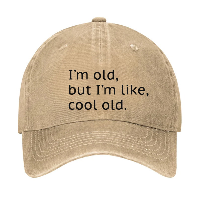 I'm Old Print Hat