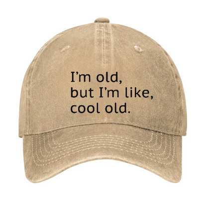 I'm Old Print Hat