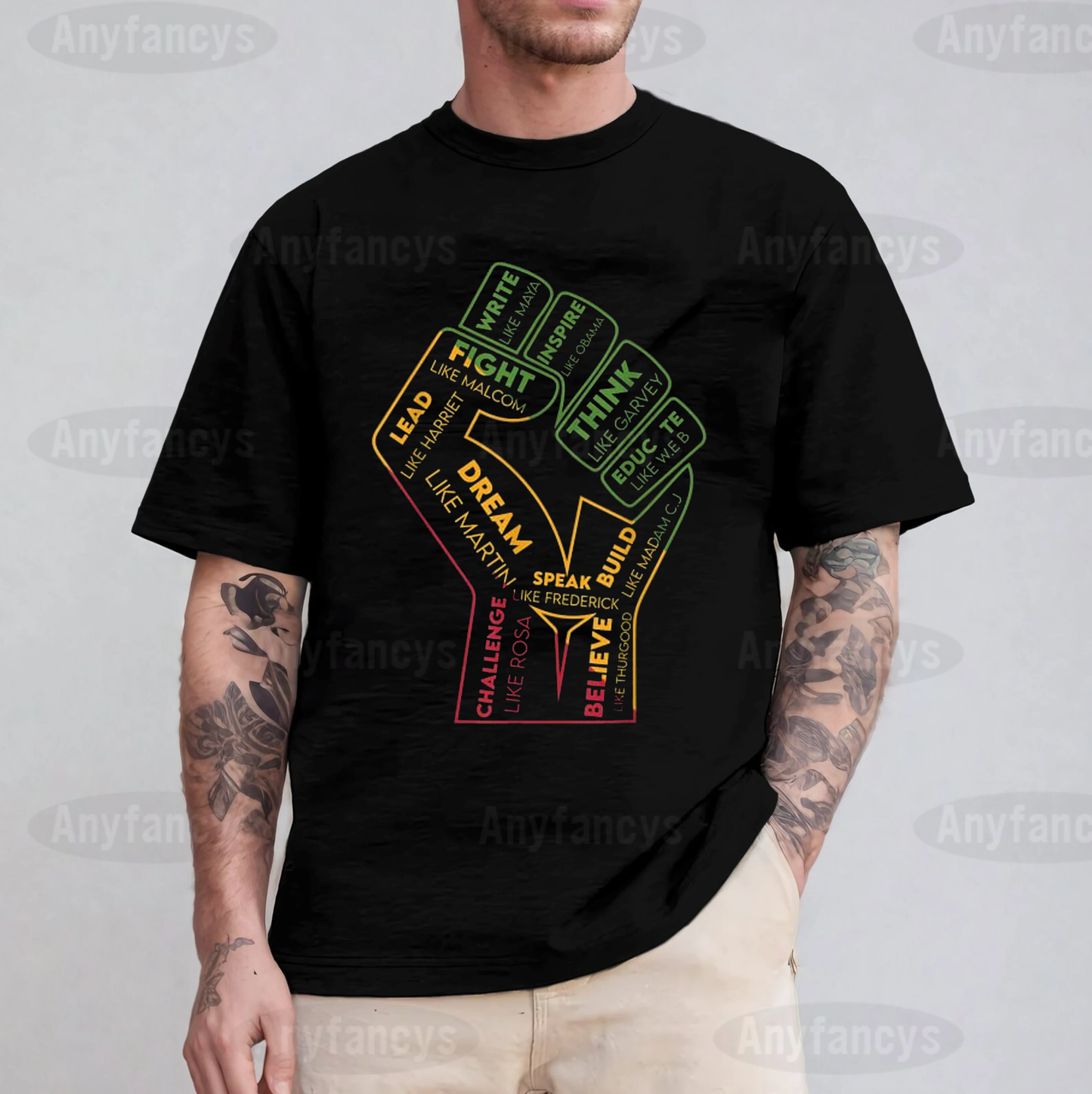 Black History Pride Fist Unisex T-shirt/Crewneck/Hoodie