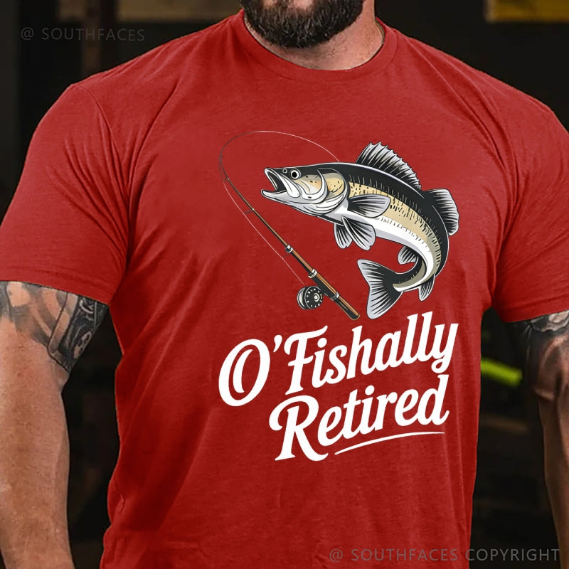 O'Fishally Retired Premium Fit Mens T-Shirt