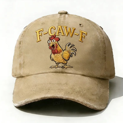 F-CAW-F Rooster Funny Hat