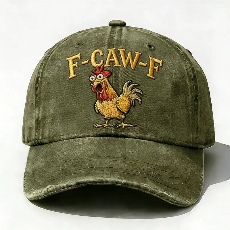 F-CAW-F Rooster Funny Hat
