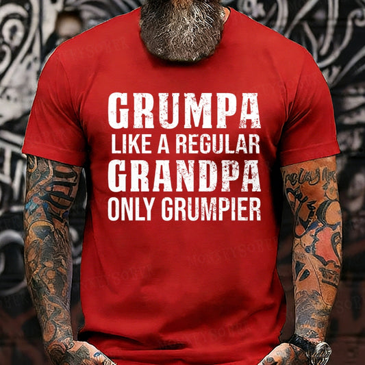Grumpa Like A Grandpa Only Grumpier FunnyT-Shirts