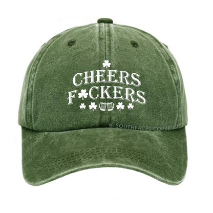Cheers Fuckers Funny St. Patrick's Day Hat