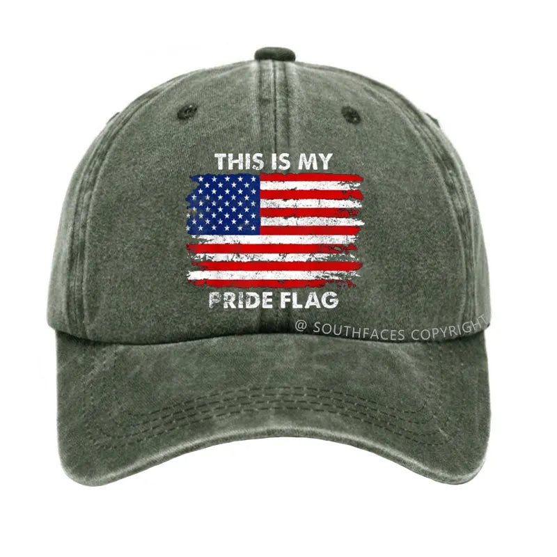 This Is My Pride Flag USA Flag Print Hat