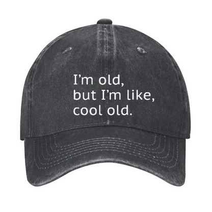 I'm Old Print Hat
