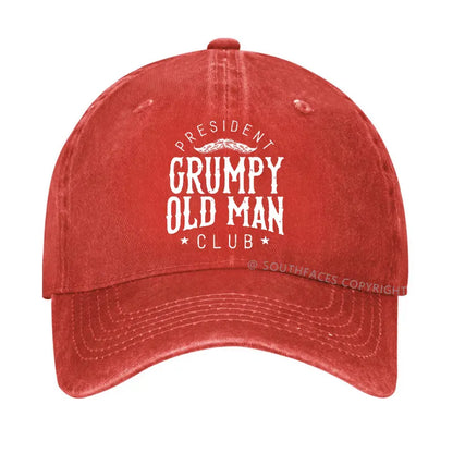PRESIDENT GRUMPY OLD MAN CLUB Hat